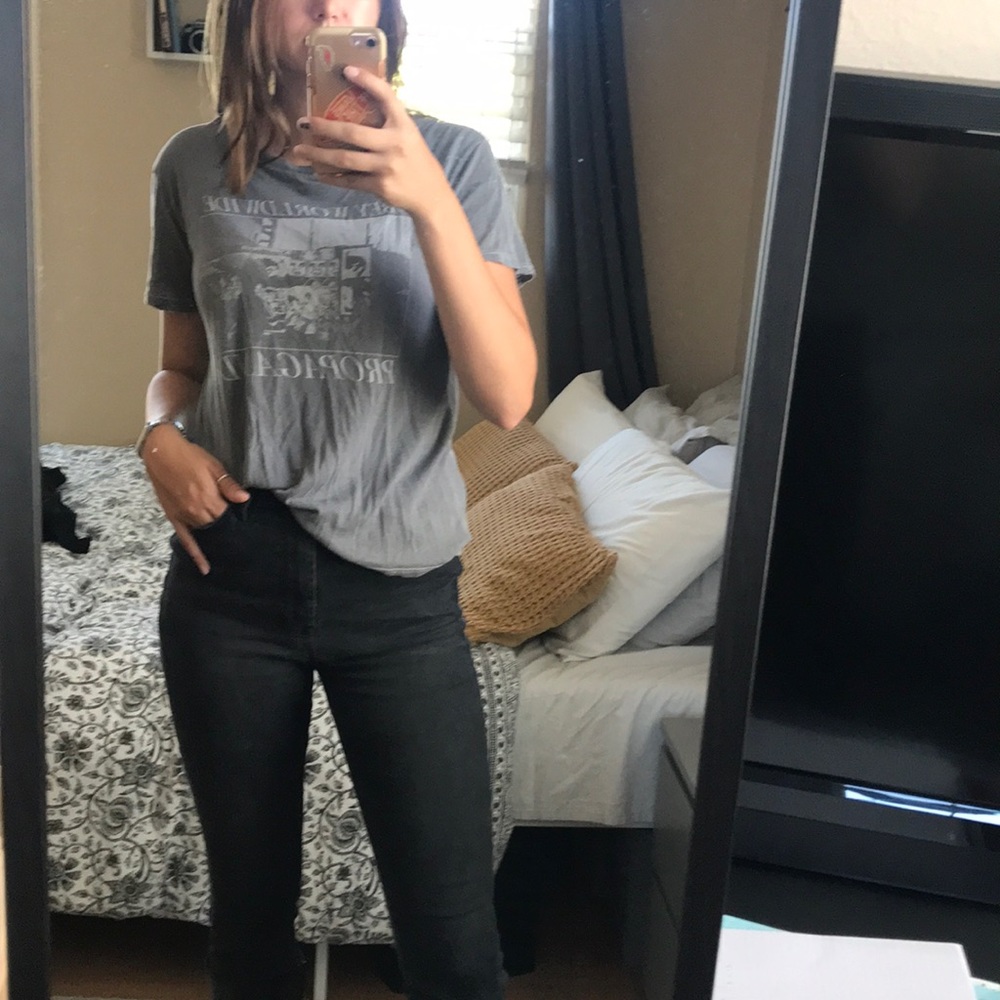 Grey obey relaxed T-shirt